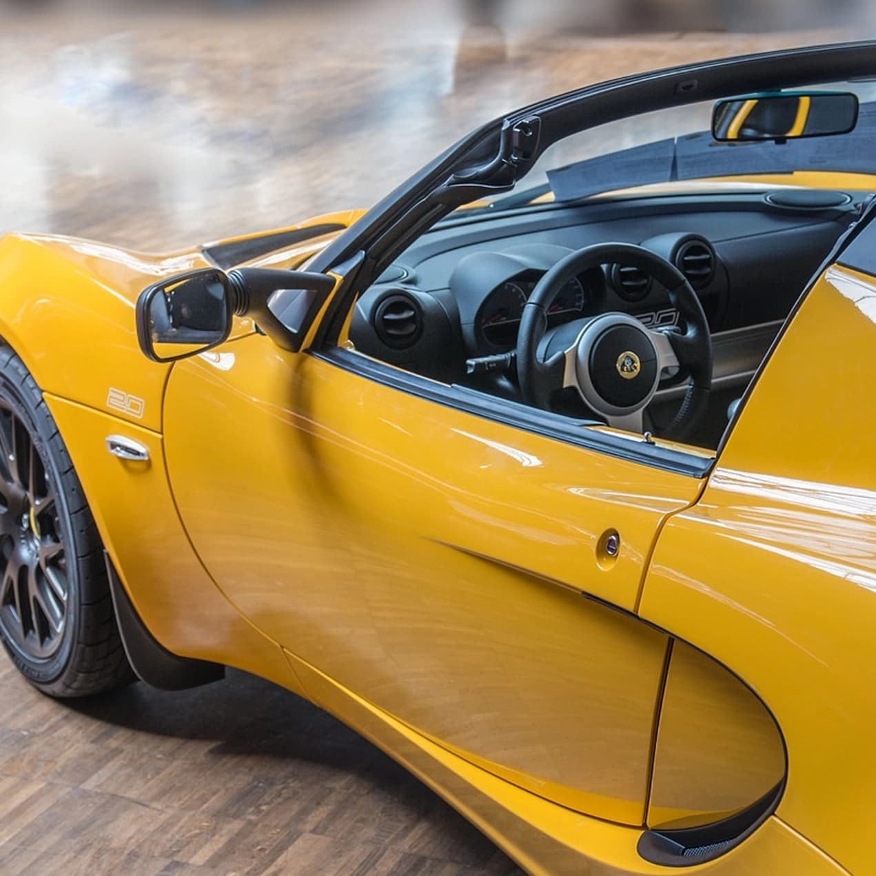 Ceramic window tint installation on sedan